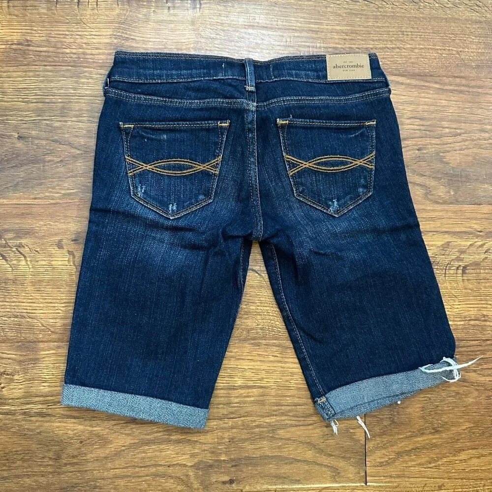 Abercrombie kids Bermuda Jean shorts